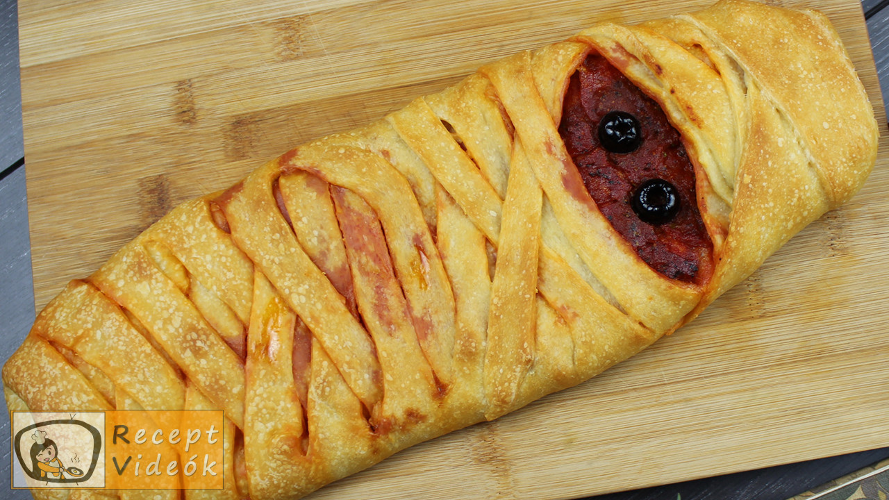 EGYSZERŰ HALLOWEEN SÜTI RECEPTEK - múmia pizza - Recept Videók