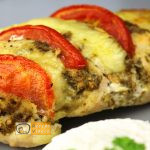 Pestos csirke mozzarellával recept elkészítése - Recept Videók