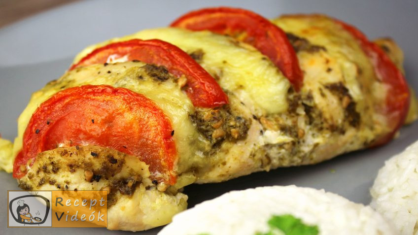 Pestos csirke mozzarellával