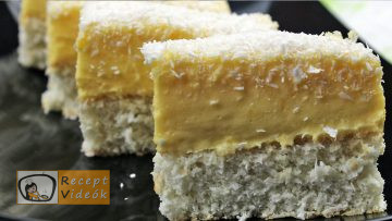 Raffaello szelet recept, raffaello szelet elkészítése - Recept Videók