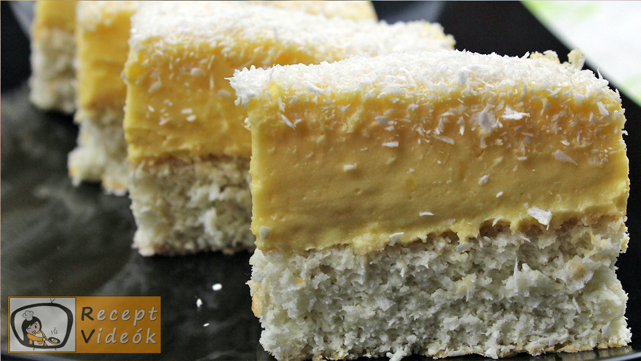 Raffaello szelet recept, raffaello szelet elkészítése - Recept Videók Raffaello szelet recept, raffaello szelet elkészítése - Recept Videók