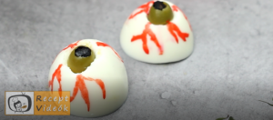 Halloweeni süti recept (tojás szemek) 7. lépés
