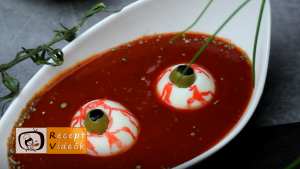Halloweeni süti recept (tojás szemek) - Recept Videók