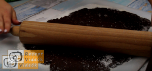 Kókuszos keksztekercs recept, kókuszos keksztekercs elkészítése 4. lépés