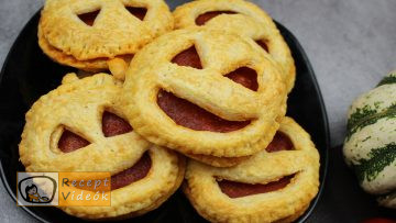 Halloweeni süti recept (töklámpa ropogós) - Recept Videók