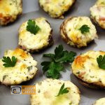 Sajtkrémmel töltött gomba recept, sajtkrémmel töltött gomba elkészítése - Recept Videók