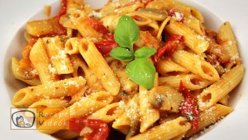 Zöldséges penne recept, zöldséges penne elkészítése - Recept Videók