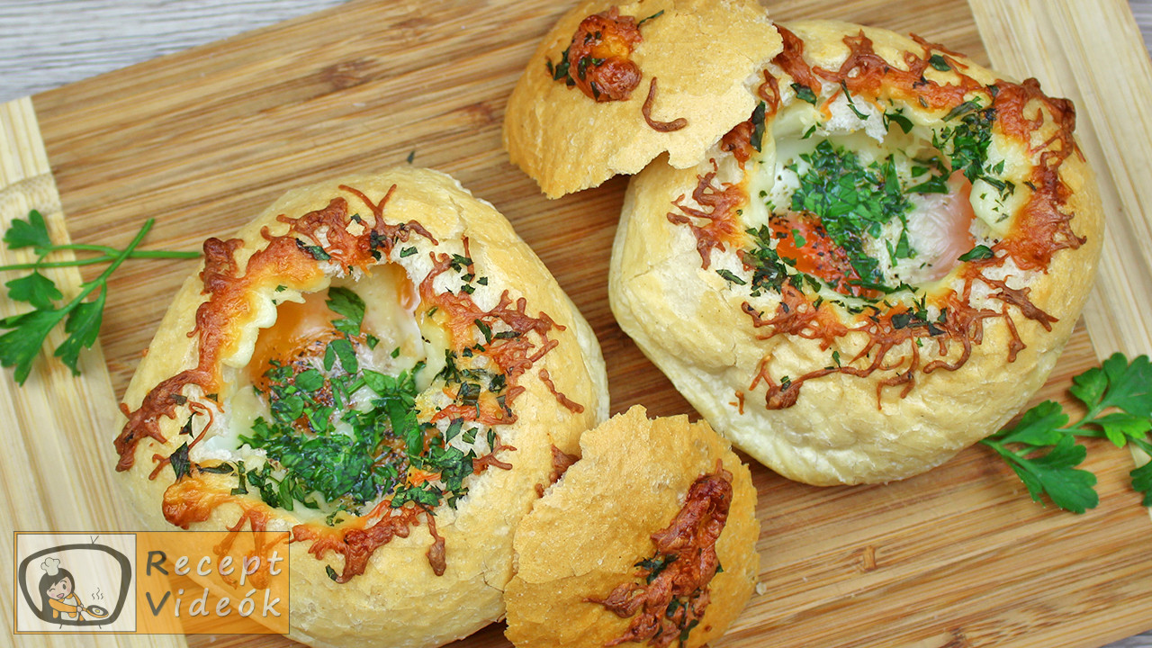 Töltött zsemle recept, töltött zsemle készítése - Recept Videók