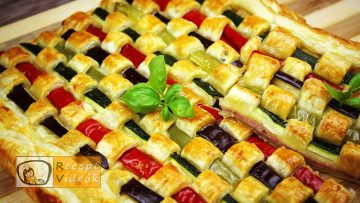 Zöldséges pite recept, zöldséges pite elkészítése - Recept Videók