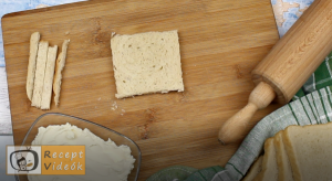 Sonkás-sajtos rudacskák recept, sonkás-sajtos rudacskák elkészítése 1. lépés