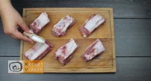 fokhagymás oldalas recept, fokhagymás oldalas elkészítése 1. lépés