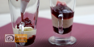 Vaníliás-meggyes pohárkrém recept elkészítése 9. lépés