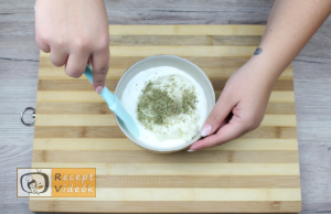 Töltött fasírt recept, töltött fasírt elkészítése 2. lépés