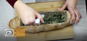 Lasagne baguette recept, lasagne baguette elkészítése 3. lépés