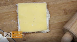 Sonkás-sajtos rudacskák recept, sonkás-sajtos rudacskák elkészítése 4. lépés
