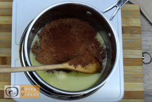 habos csokoládészelet recept, habos csokoládészelet elkészítése 2. lépés