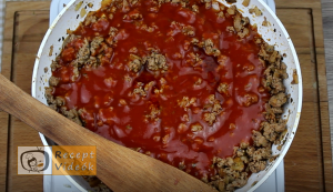 Lasagne baguette recept, lasagne baguette elkészítése 7. lépés