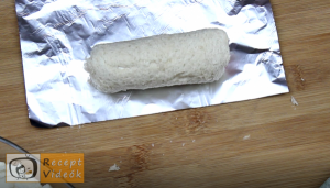 Sonkás-sajtos rudacskák recept, sonkás-sajtos rudacskák elkészítése 7. lépés