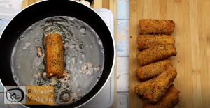 Sonkás-sajtos rudacskák recept, sonkás-sajtos rudacskák elkészítése 9. lépés