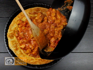 Baconös-húsos pite recept, baconös-húsos pite elkészítése 9. lépés