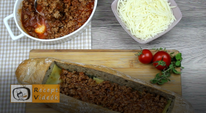 Lasagne baguette recept, lasagne baguette elkészítése 9. lépés