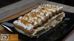 Karamellás babapiskótás szelet recept, karamellás babapiskótás szelet elkészítése 12. lépés