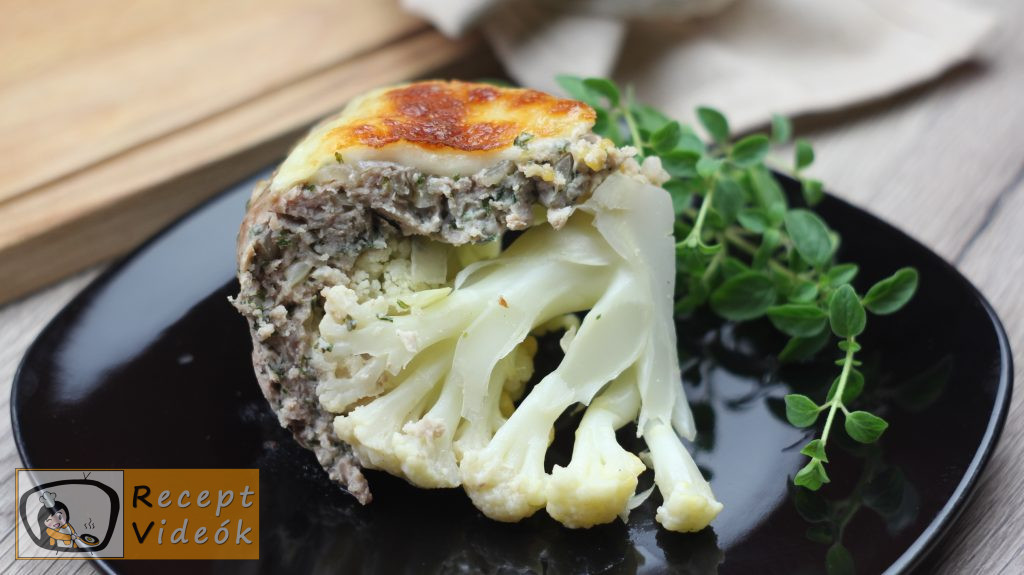 Töltött karfiol recept, töltött karfiol elkészítése - Recept Videók