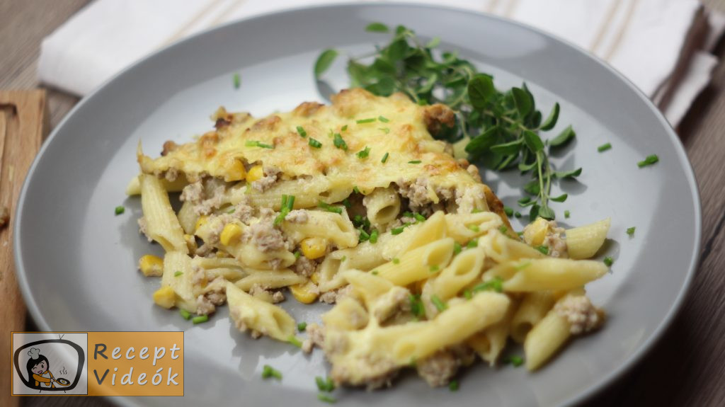 Tejszínes-kukoricás penne recept, tejszínes-kukoricás penne elkészítése - Recept Videók