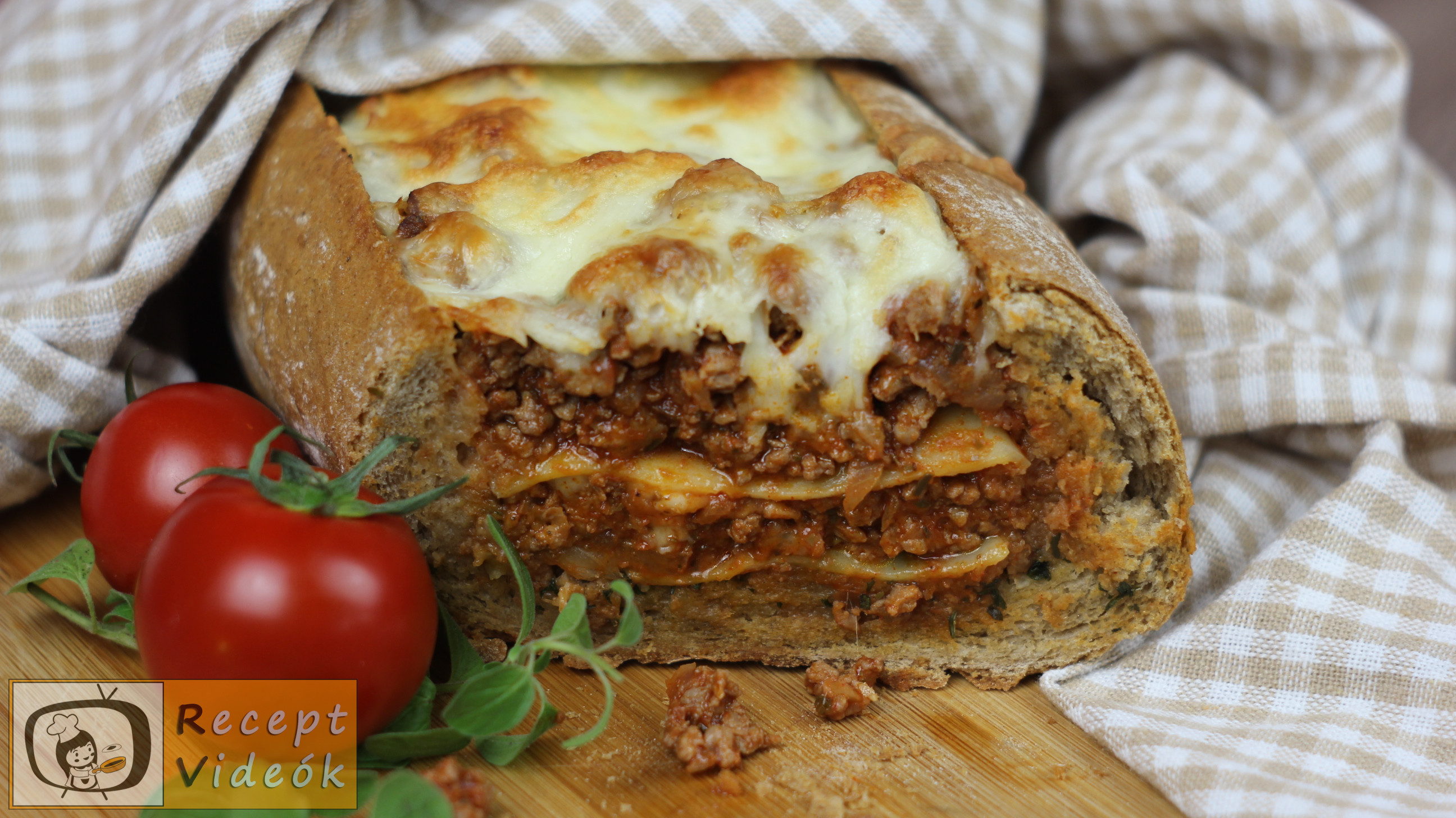 Lasagne baguette recept, lasagne baguette elkészítése - Recept Videók Lasagne baguette recept, lasagne baguette elkészítése - Recept Videók