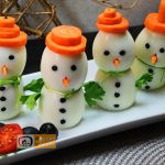 Karácsonyi diy kreatív recept ötletek, asztaldíszek - Tojáshóember - Recept Videók