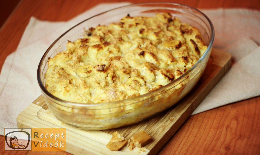 Banános kenyérfelfújt recept, banános kenyérfelfújt elkészítése - Recept Videók