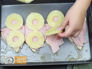 Ananászos-sajtos csirkemell recept, ananászos-sajtos csirkemell elkészítése 5. lépés