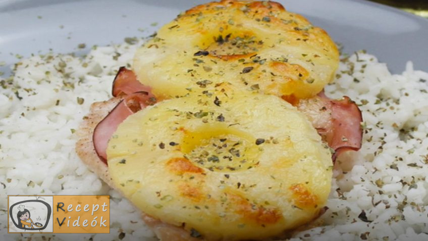 Ananászos-sajtos csirkemell