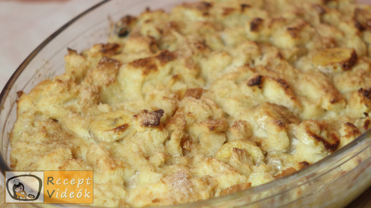 Banános kenyérfelfújt recept, banános kenyérfelfújt elkészítése - Recept Videók Banános kenyérfelfújt recept, banános kenyérfelfújt elkészítése - Recept Videók