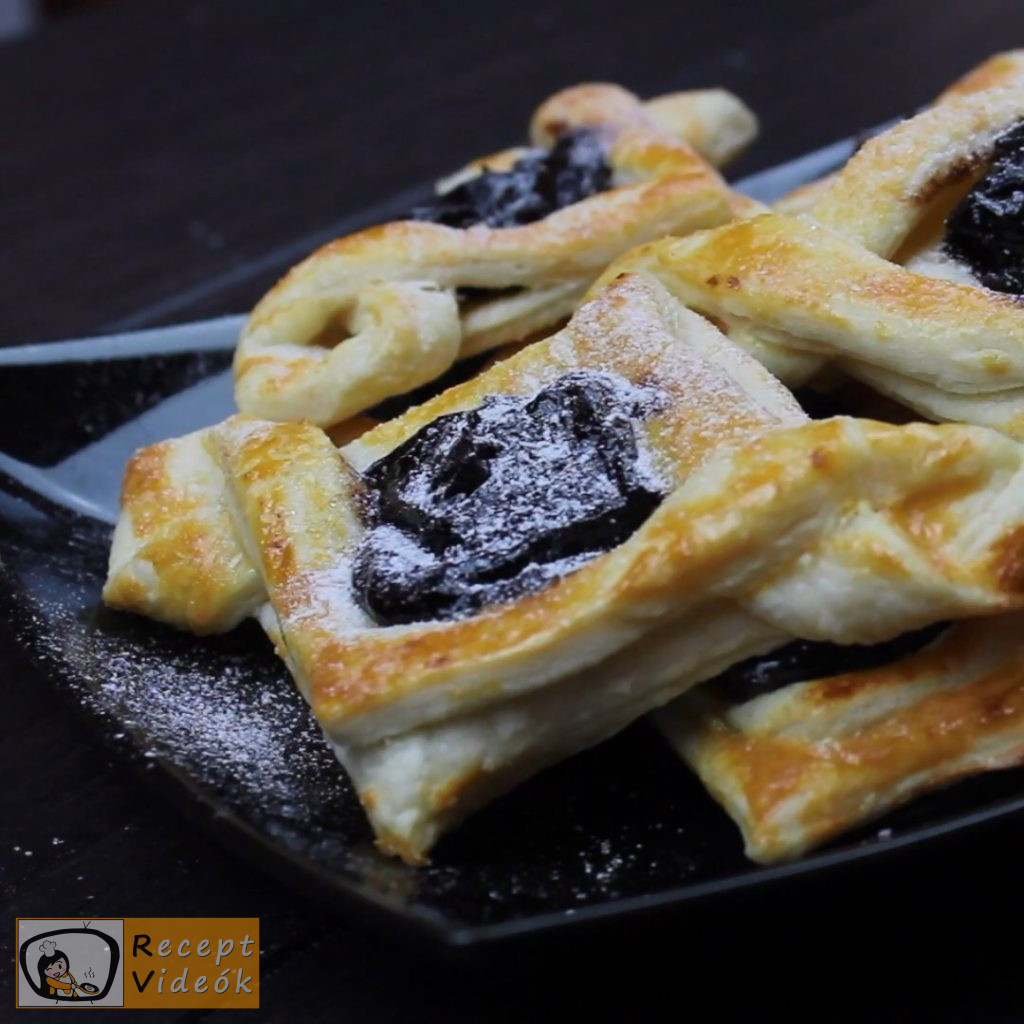 Szilvalekváros papucs recept, szilvalekváros papucs elkészítése - Recept Videók