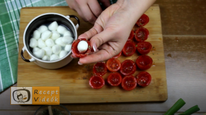 bundás paradicsom falatkák recept elkészítése 4. lépés
