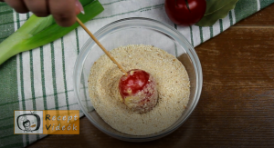 bundás paradicsom falatkák recept elkészítése 8. lépés