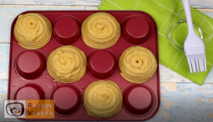 Churros muffin recept, churros muffin elkészítése 7. lépés