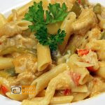 csirkés zöldséges penne recept, csirkés zöldséges penne elkészítése - Recept Videók