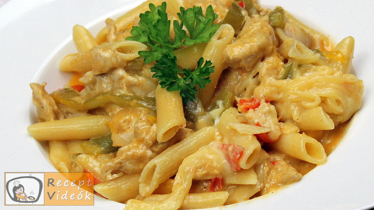 csirkés zöldséges penne recept, csirkés zöldséges penne elkészítése - Recept Videók csirkés zöldséges penne recept, csirkés zöldséges penne elkészítése - Recept Videók