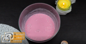 Halloweeni süti recept (zselégiliszta csokiföldben) 2. lépés