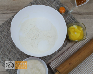 fánk recept, fánk elkészítése 1. lépés