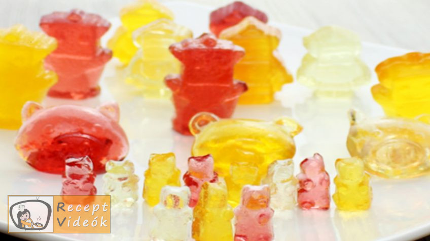 Házi gumicukor Ági szörpből