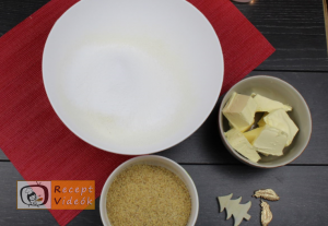 Hókifli recept, hókifli elkészítése 1. lépés