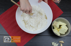 Hókifli recept, hókifli elkészítése 2. lépés