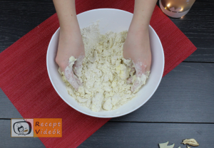 Hókifli recept, hókifli elkészítése 3. lépés