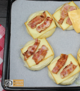  melegszendvics koszorú recept, melegszendvics koszorú elkészítése 3. lépés