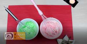 Karácsonyi diy kreatív recept ötletek - karácsonyfa és mikulás sapka muffin 6. lépés