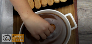 Karamellás babapiskótás szelet recept, karamellás babapiskótás szelet elkészítése 8. lépés