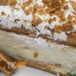 Karamellás babapiskótás szelet recept, karamellás babapiskótás szelet elkészítése - Recept Videók